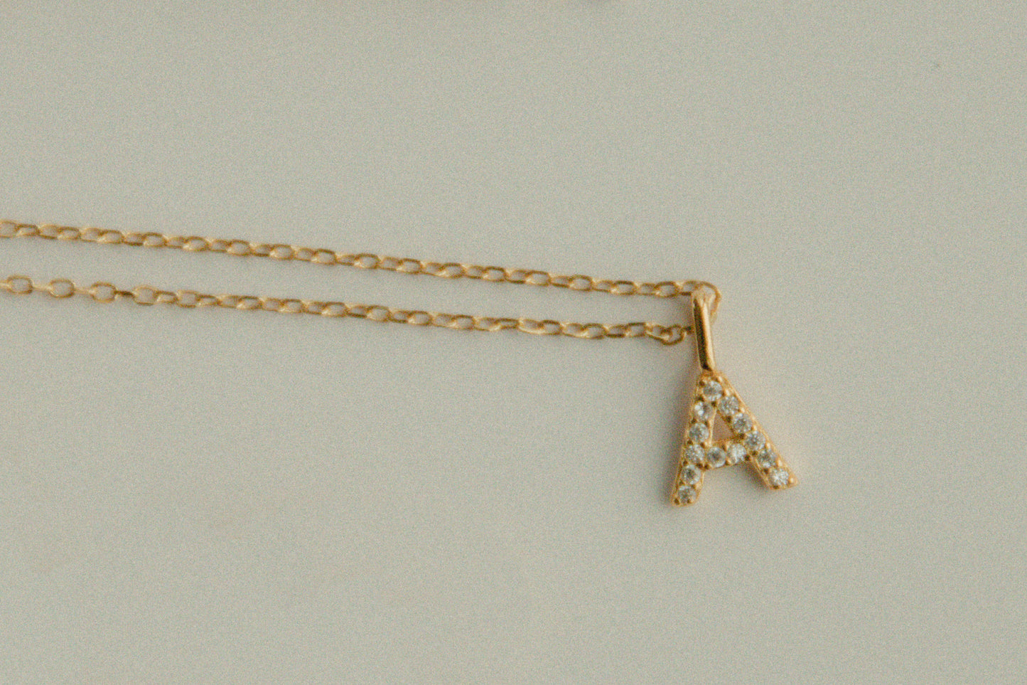 The Sparkle Initial Necklace