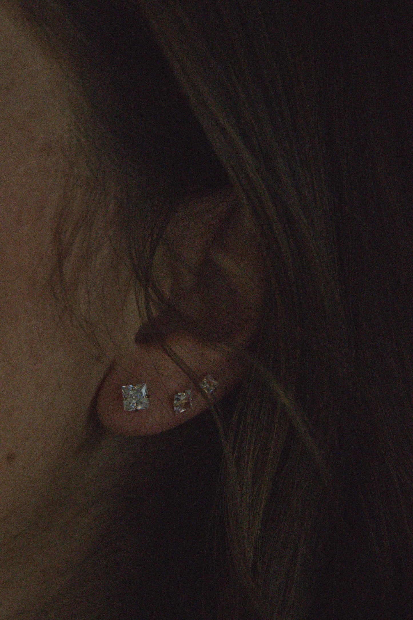 The Square Brilliance Mini Studs