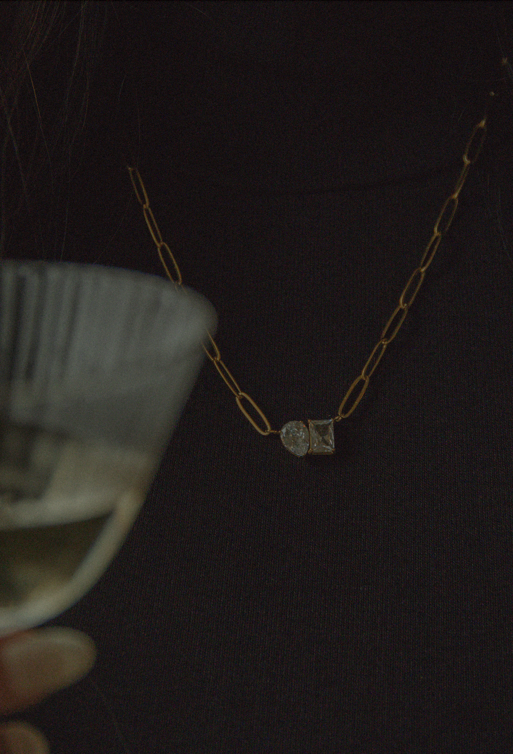 The Duet of Sparkle | Toi Et Moi Necklace