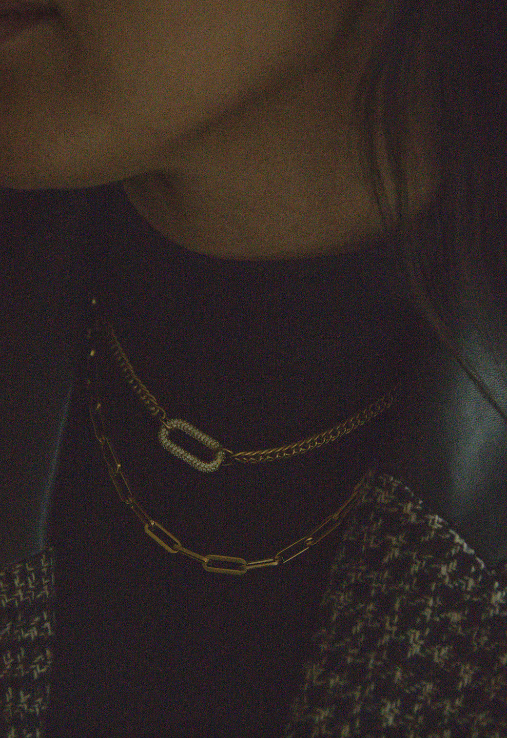 Sparkling Link Necklace