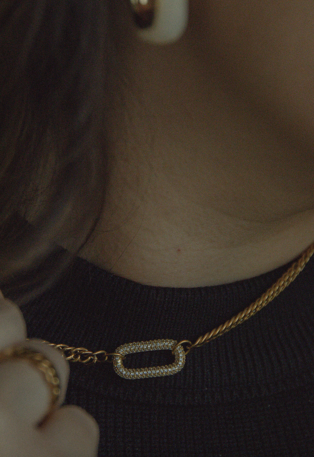 Sparkling Link Necklace