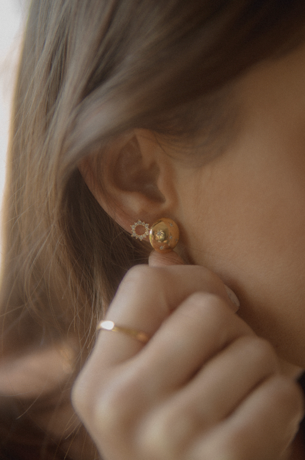 Mini Sunburst Studs
