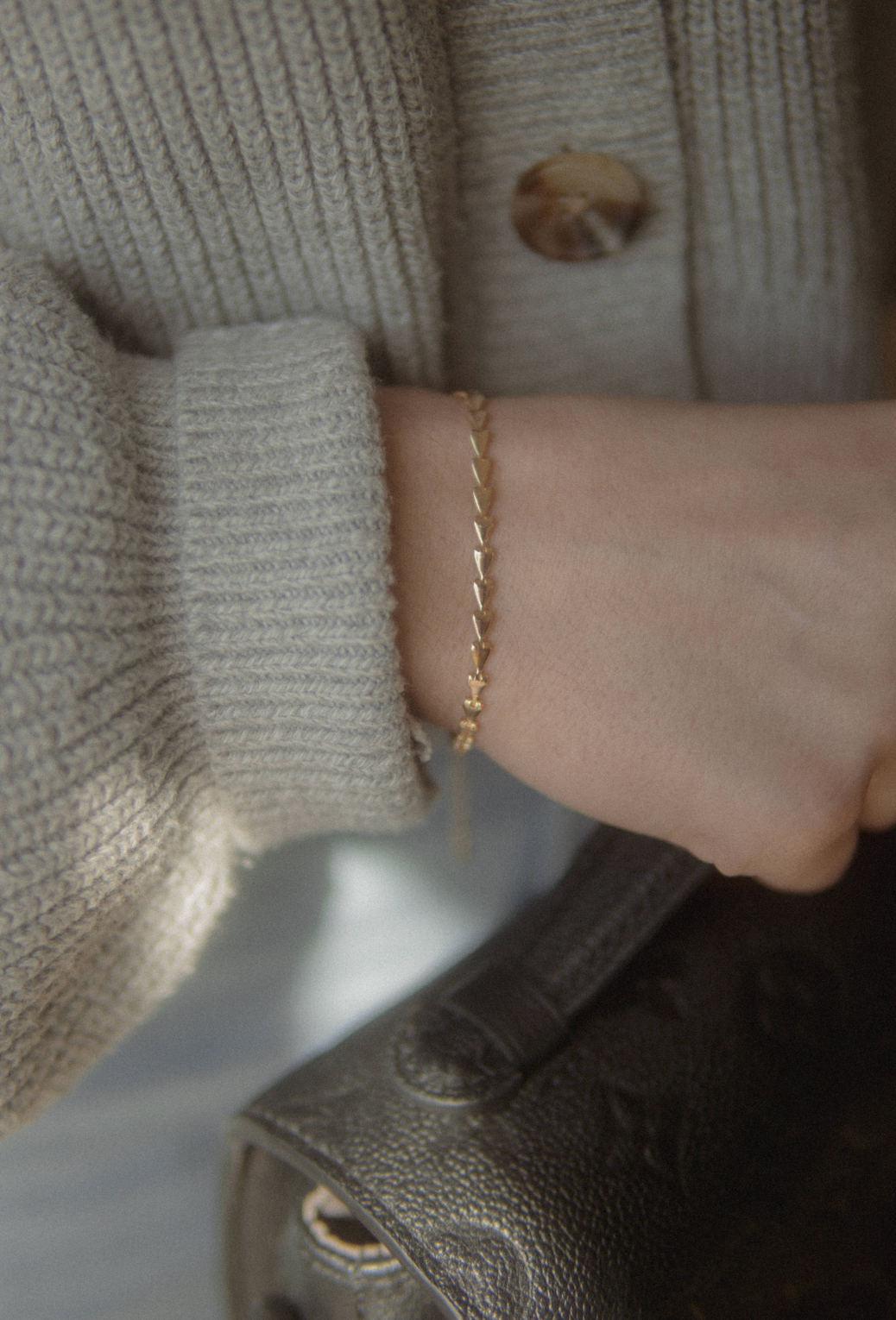 Guided Arrow Chain Bracelet