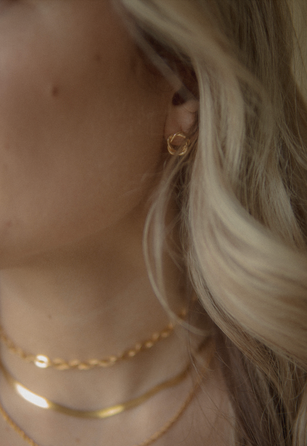 The Golden Knot Studs