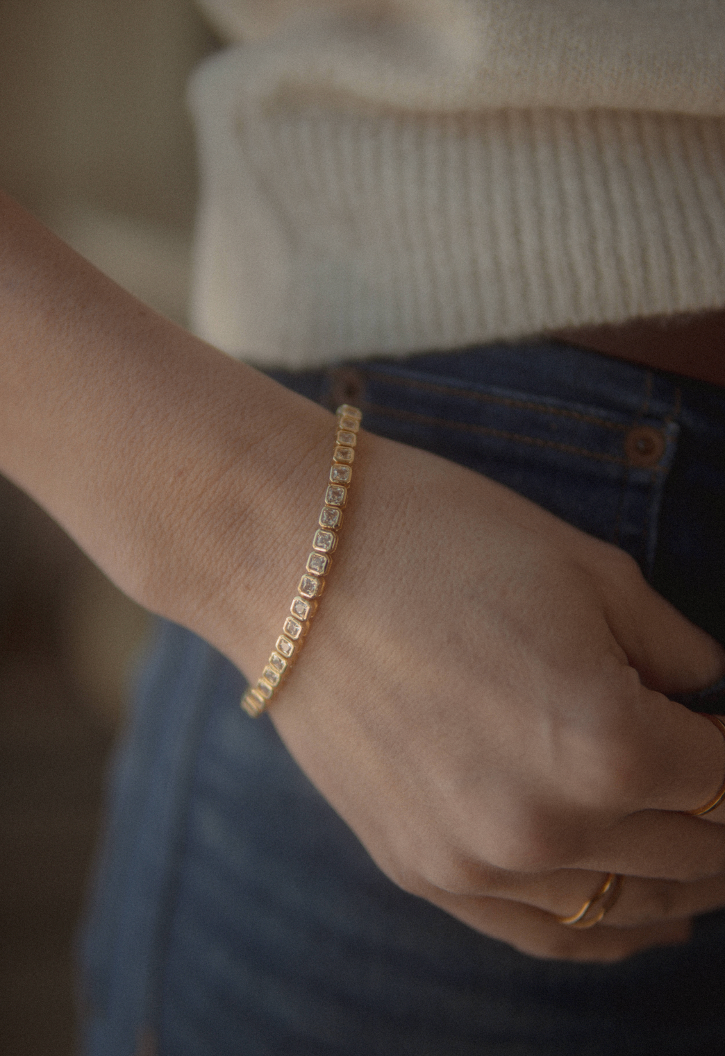 The Square Tennis Bracelet