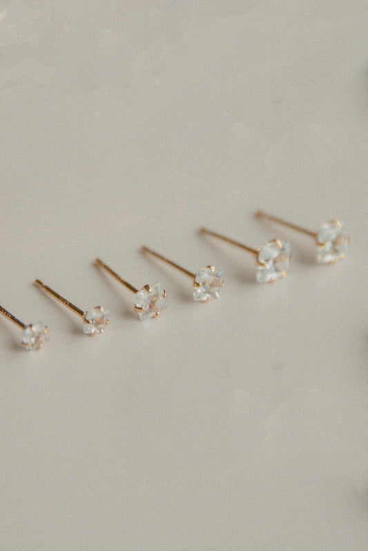 The Square Brilliance Mini Studs