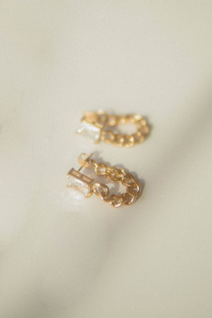 The Chainlink CZ Studs