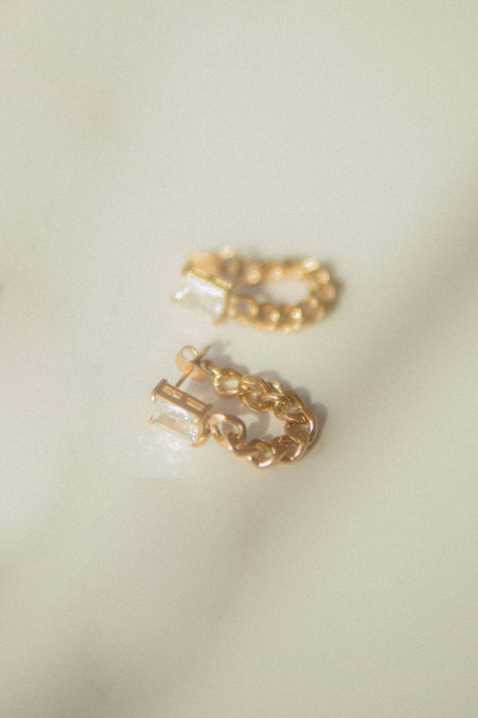 The Chainlink CZ Studs