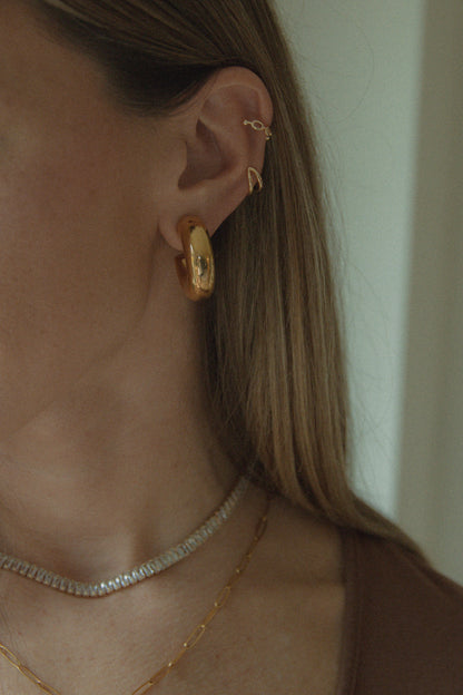 The Luxe Link Tennis Necklace