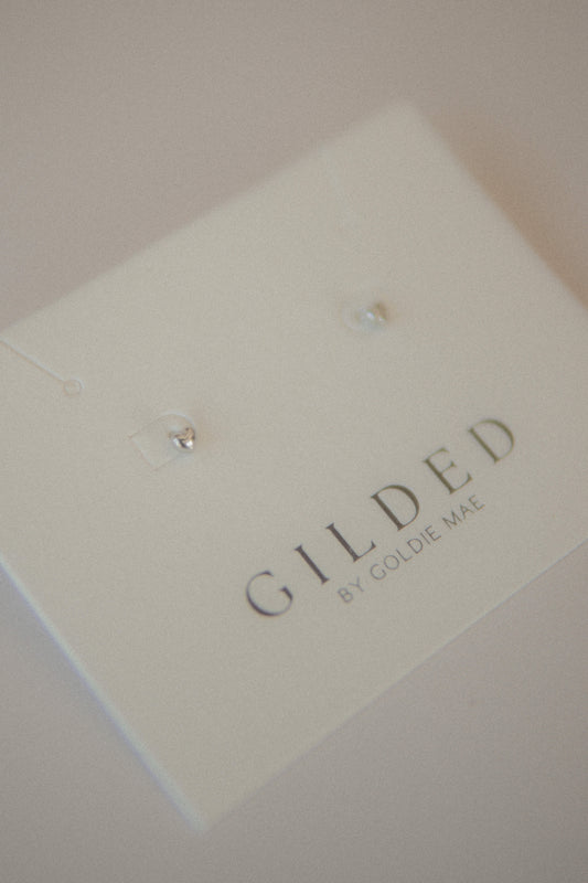 The Micro Heart Studs