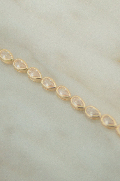The Teardrop Tennis Bracelet