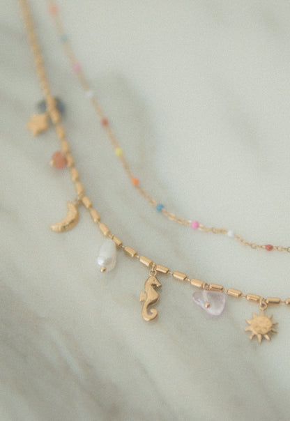 The Golden Coast Charm Necklace