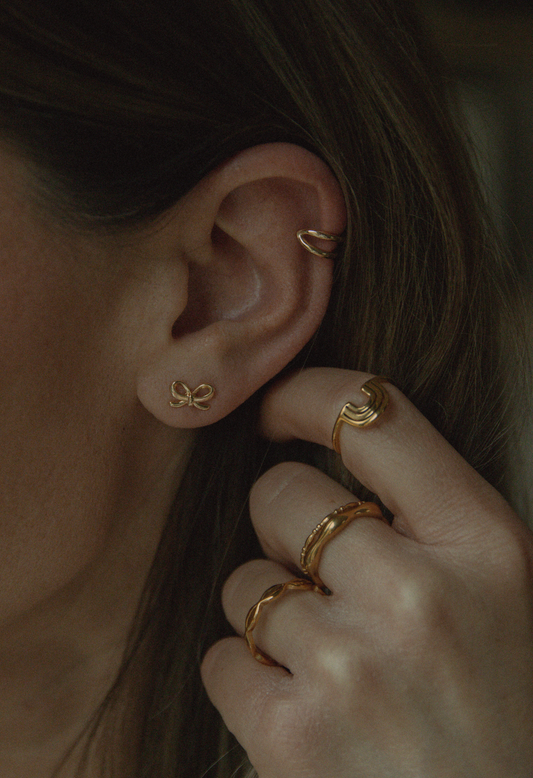 The Dainty Bow Studs