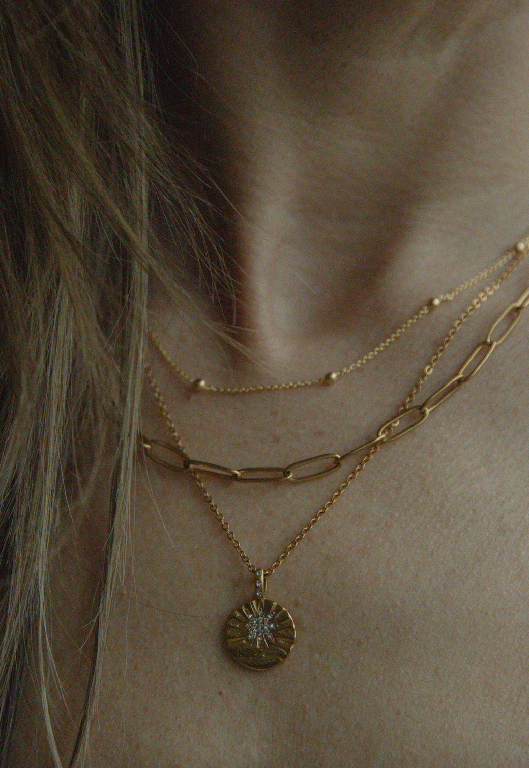 The Gilded Orb Necklace