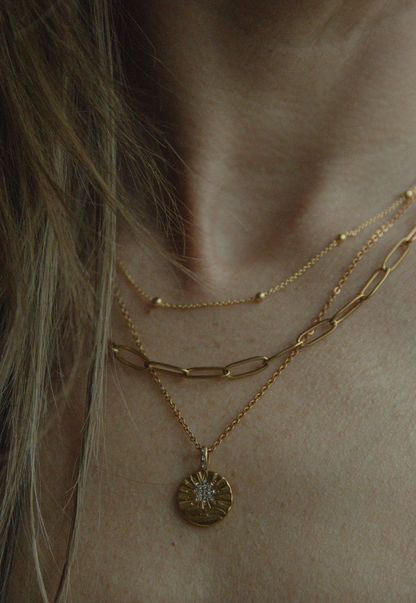 The Gilded Orb Necklace