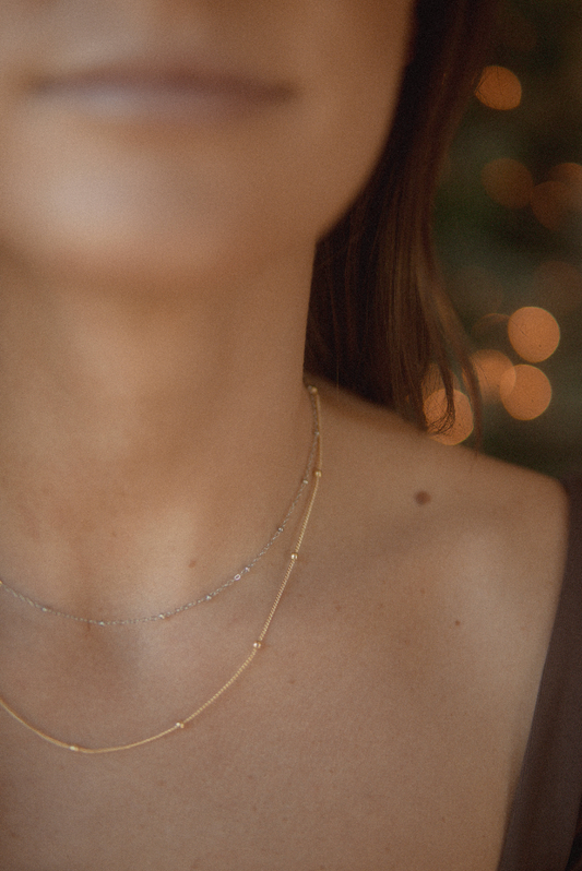 The Gilded Orb Necklace