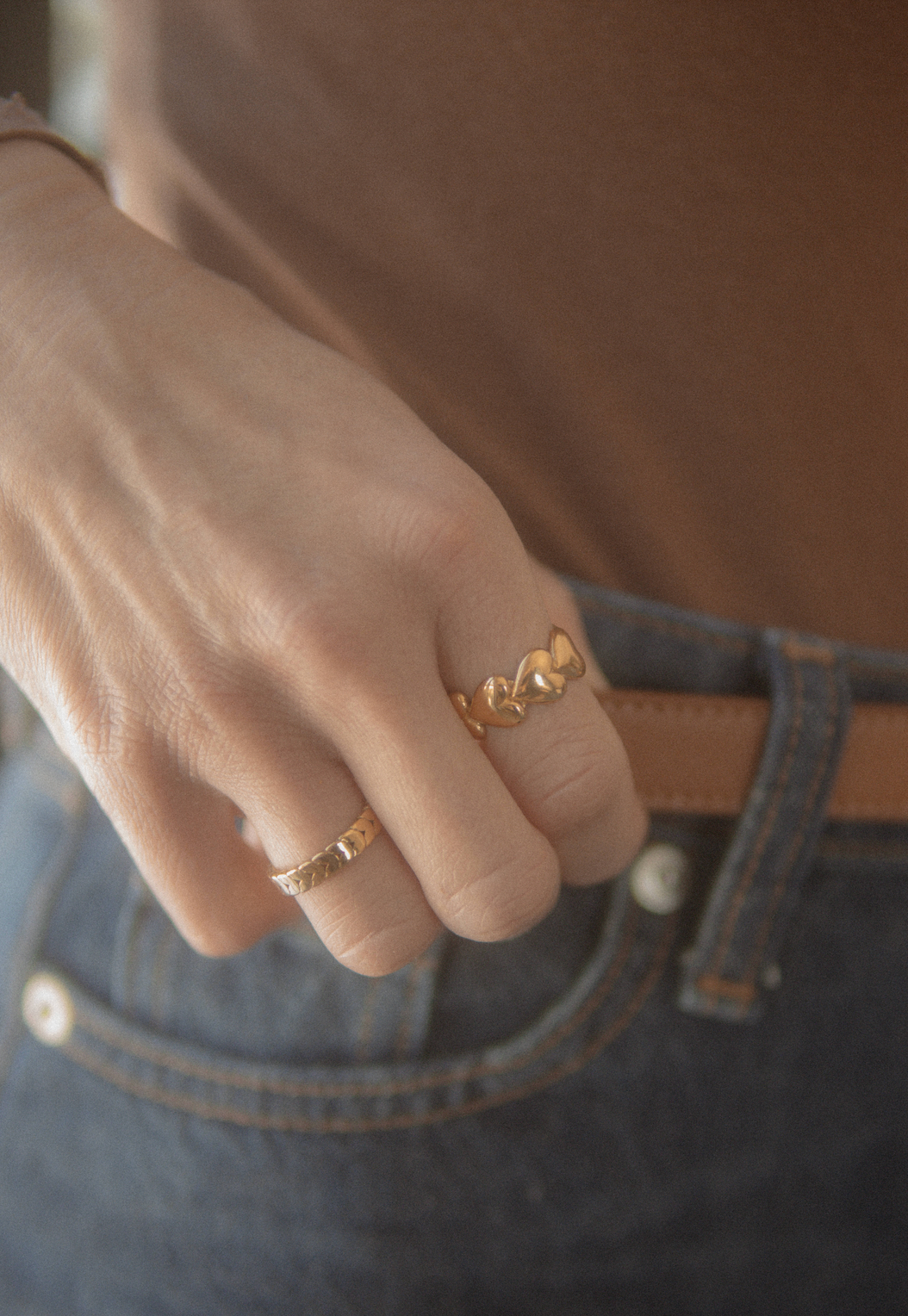 The Chunky Hearts Ring