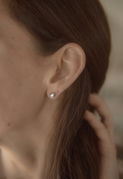 The Mini Heart Studs