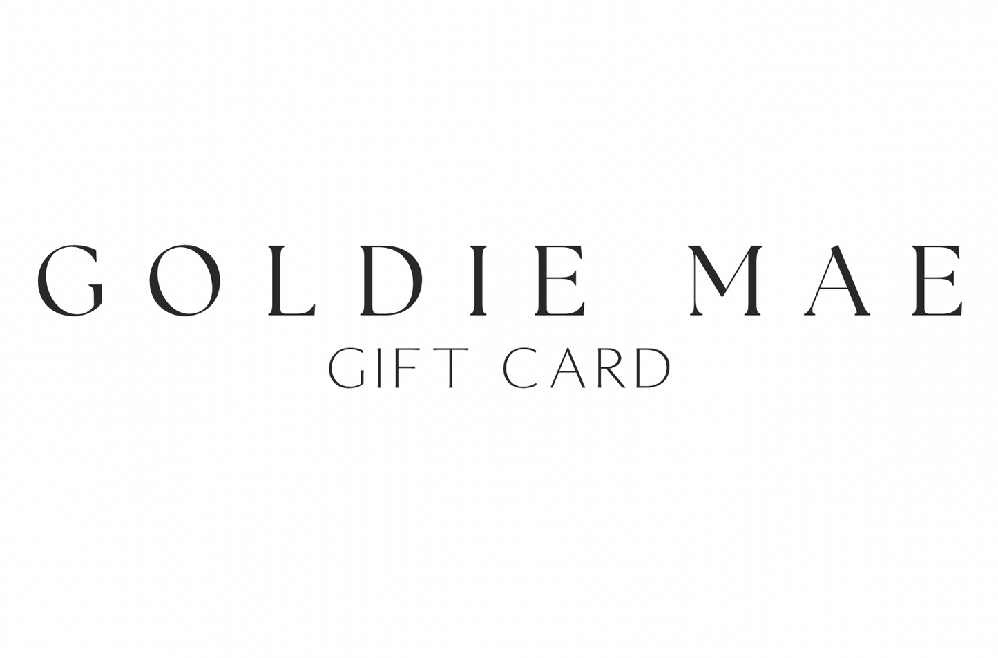 Goldie Mae Gift Card
