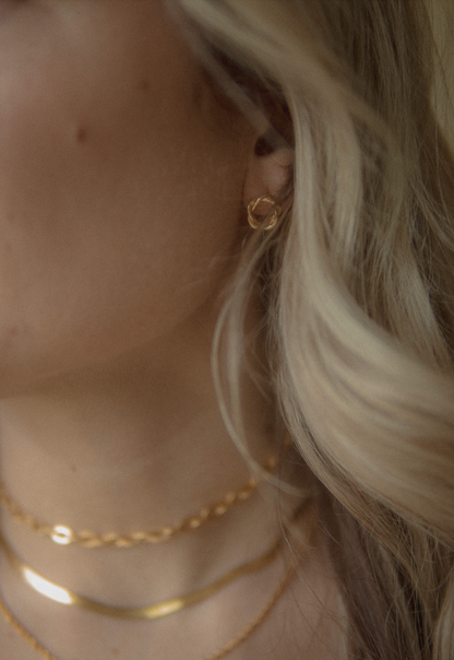 The Golden Knot Studs