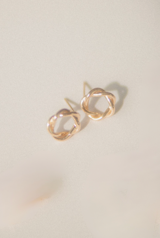 The Golden Knot Studs