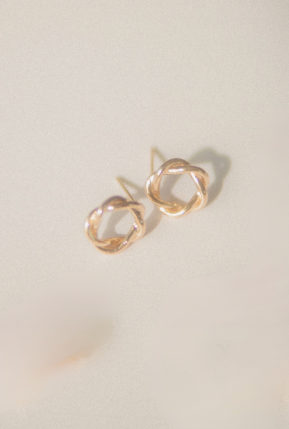 The Golden Knot Studs