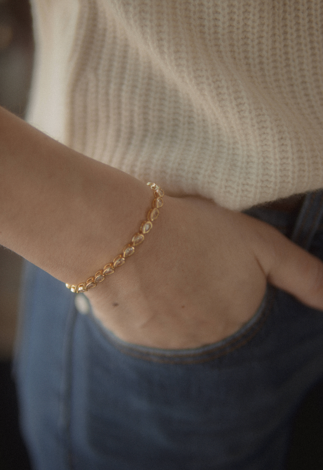 The Teardrop Tennis Bracelet