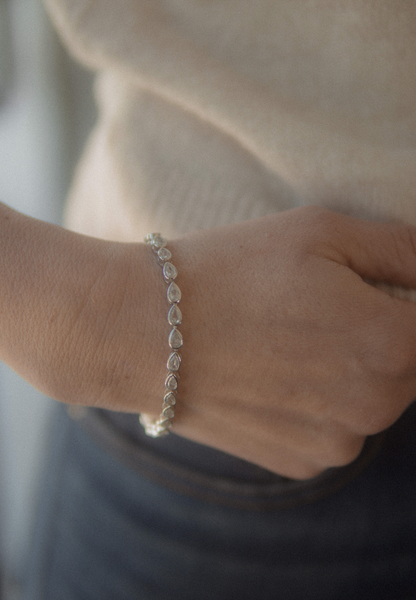 The Teardrop Tennis Bracelet